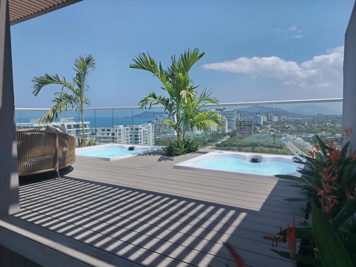 Apartamento con balcón y espectacular vista al mar en Terraz