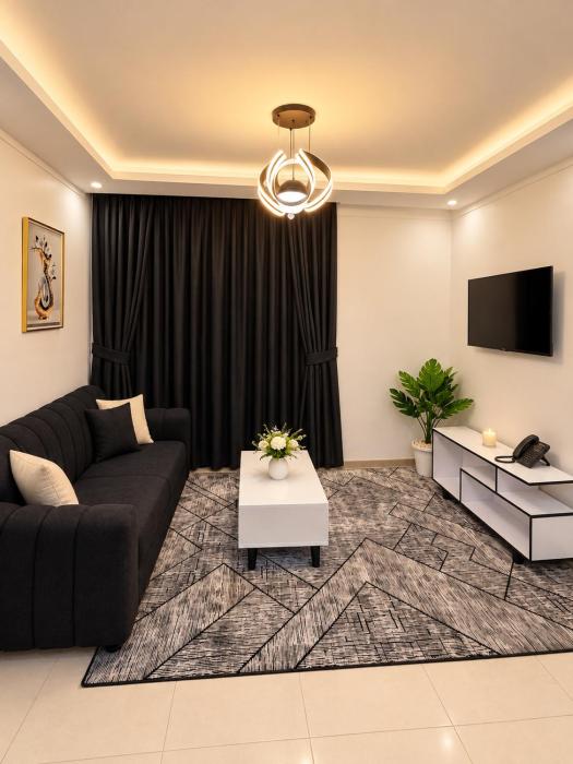 Midnight Glow Two-Bedroom Apartment in Westlands with Gym & Free Parking