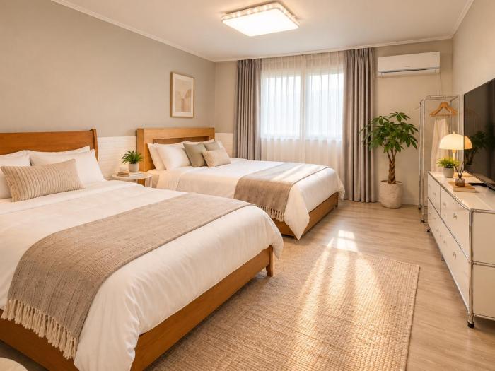 Cozy 2BR in Gangnam Near Eonju Station Up to 6 Guests