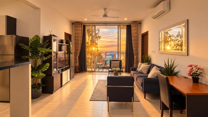 Oceanfront Spacious 3BR SeaView - Airport 10 Min