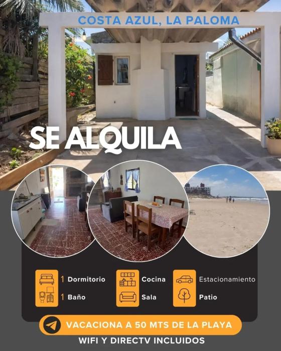 Casa a 50 m DE LA PLAYA con WIFI
