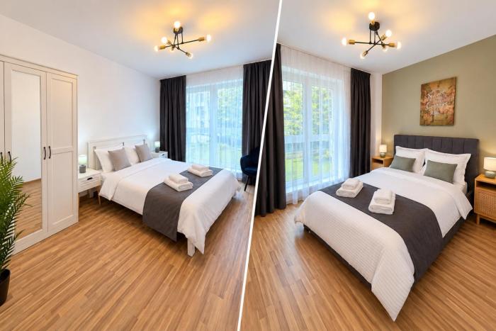 Bright 2BR 2Bath w Parking Near Coresi Mall