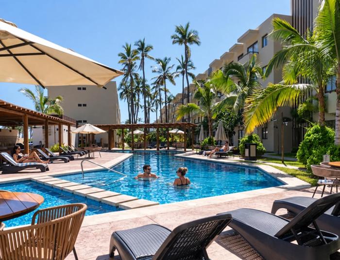 Relax by the Pool at Cerritos Beach