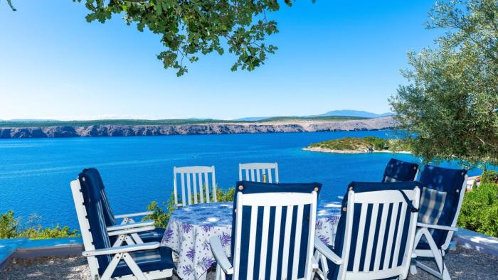 Holiday home view beachfront Jadranovo by Villas Guide