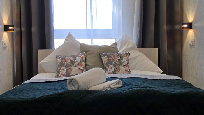 Q Apart MAX dwupokojowy apartament z garażem Gratis, Manufaktura, FV