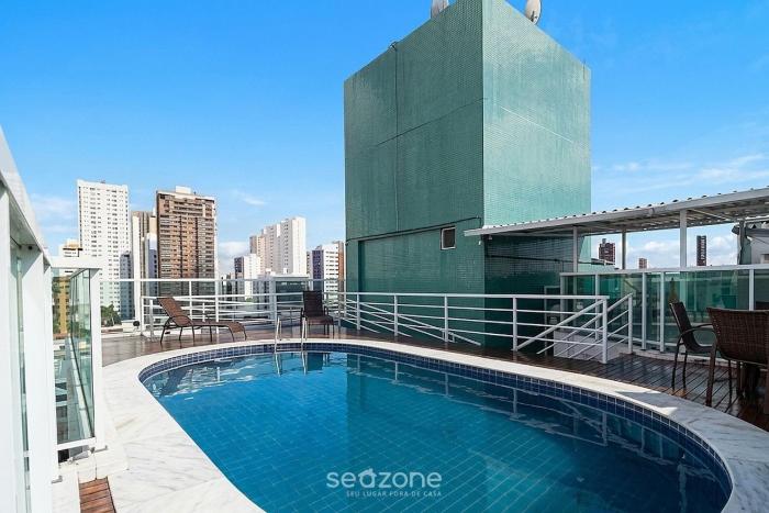Apto. em Cond. c Piscina e Vista Mar WFT0602