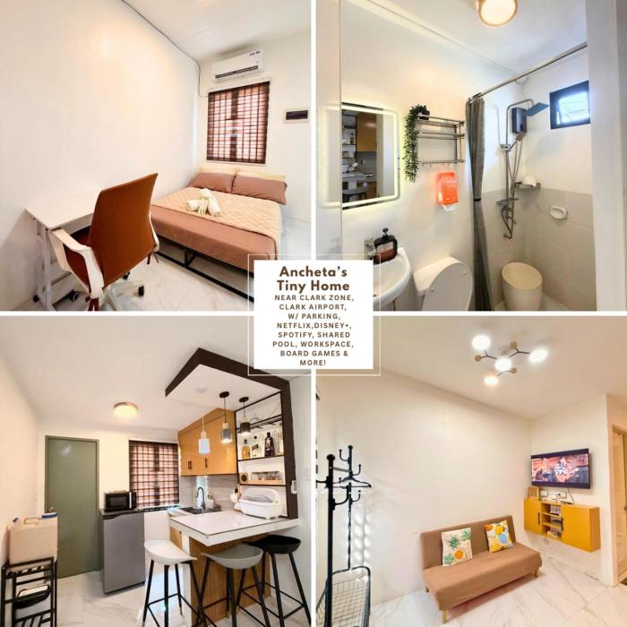 Anchetas Tiny Home - Near Clark Airport with Parking, Pool, Netflix