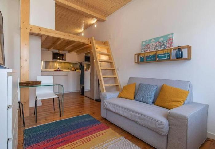 Charming Studio with Mezzanine in Anjos