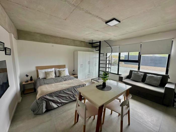 Monoambiente con terraza privada y cochera en Pinamar