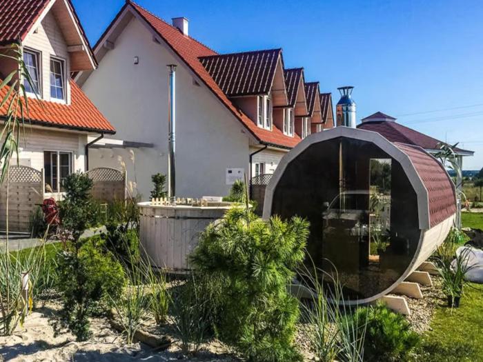 Comfortable house with a terrace, sauna, jacuzzi