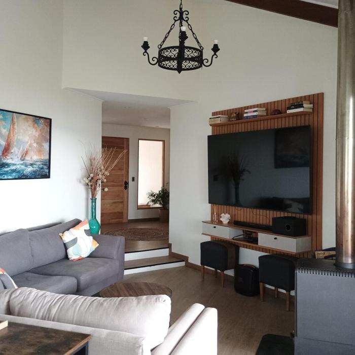 Casa frente al lago Rapel Muelle privado