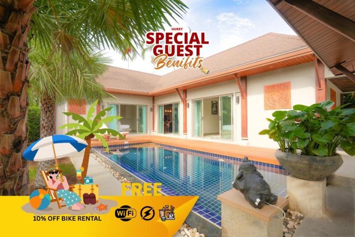 Relaxing 2BR Pool Villa Near Rawai Beaches