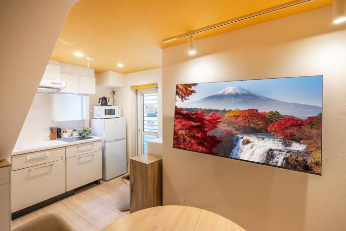 4 mins walk from Nishishinjuku-5chome Station, Designer apartment, 1st floor, up to 2 people, Grand Eggs Nishishinjuku