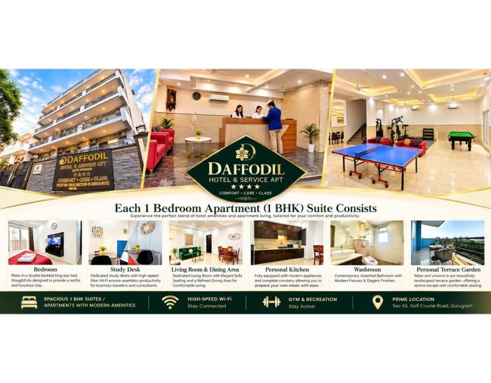 Daffodil Hotel & Service Apartment - LUXE Stays Collection