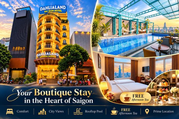DAHLIALAND SAIGON HOTEL & SWIMMING PooL