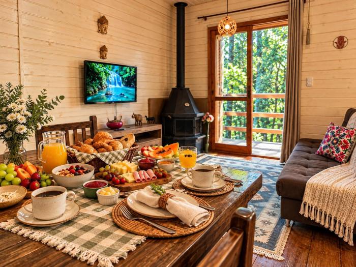 Il Bosco Incantato | Cabana + Cachoeira em Gramado