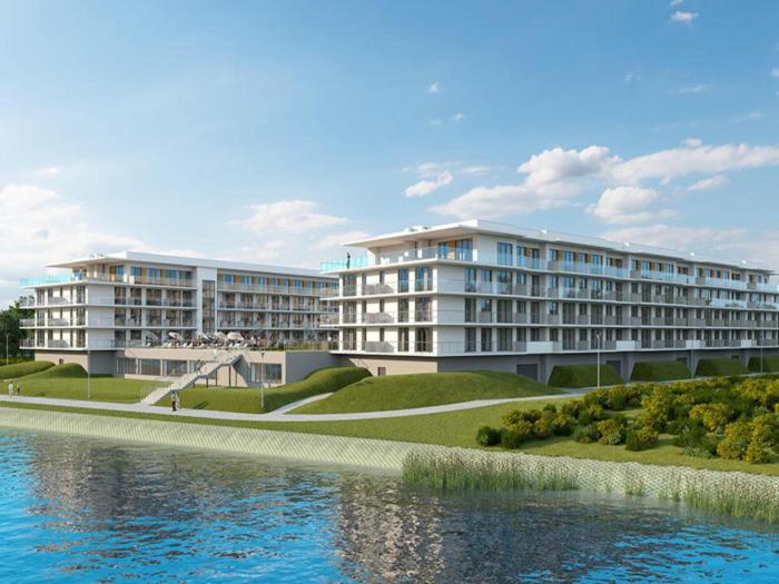 Apartment with air conditioning, pool, sauna