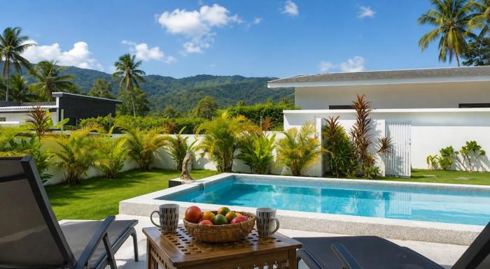 Villa with private pool & sunset - LAMAI