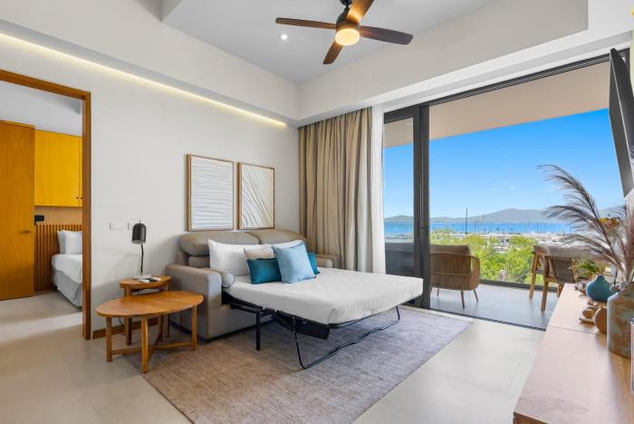 2BR2BA Alik A12 in La Cruz with pool, gym, AC, WiFi, and balcony