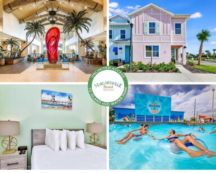Blissful Pink Villa Near Disney With Margaritaville Resort & Island H20 Access - 8103Cp