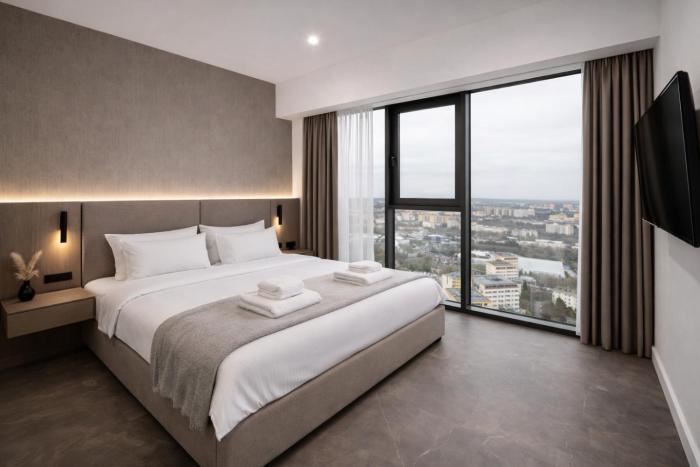 HANZA TOWER PRESTIGE LUX 20 Apartments SPA & Pool & Jacussi