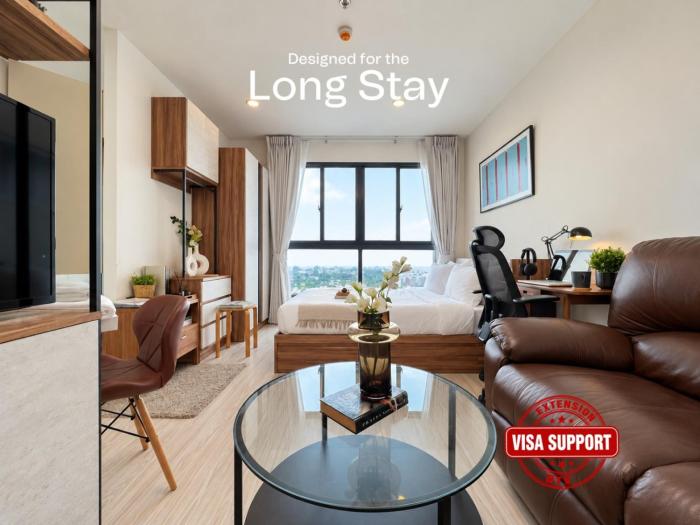 Cozy Park-view 1BR - Ultra Fast Wifi - BTS Bangna