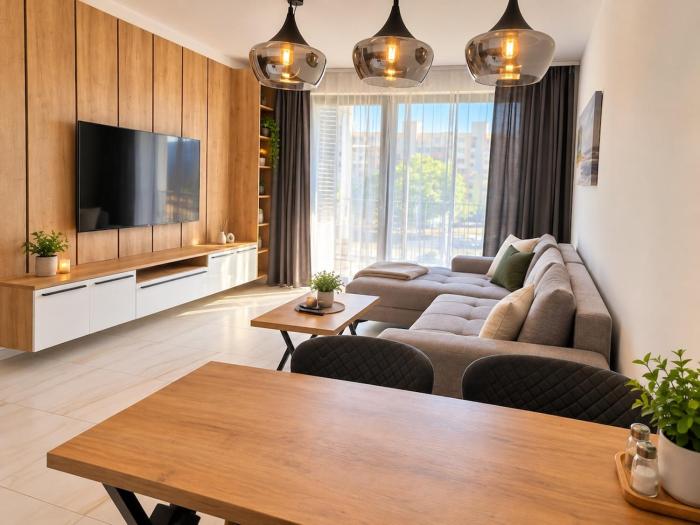11-Moderný apartmán s balkónom a parkovaním zdarma