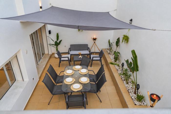 appartement en face de la mer avec terrasse