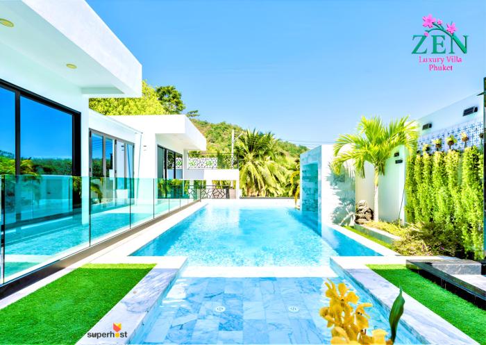 Luxury 4BR Villa Rawai Resort Pool, Rooftop BBQ & Kids Zone