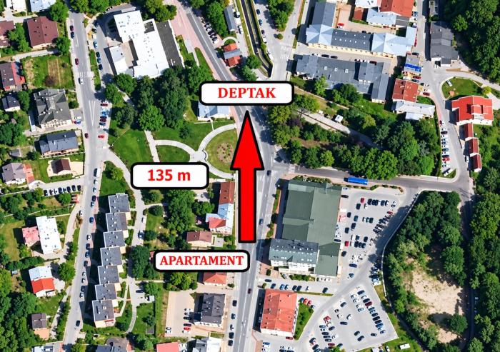 Apartament Zdrojowy przy Deptaku KOMINEK Parking Gratis