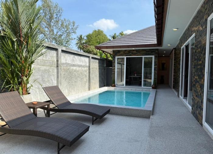 Snow pool villa aonang 3min beach supermarket in area