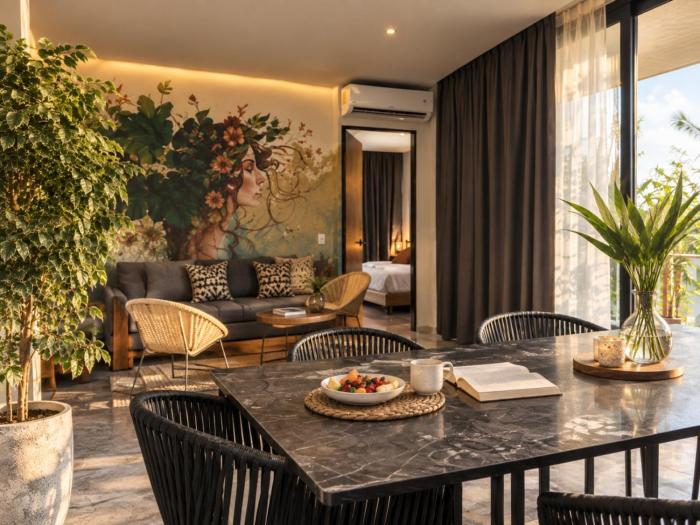 IIK: Stylish Condo Retreat in Tulums Heart