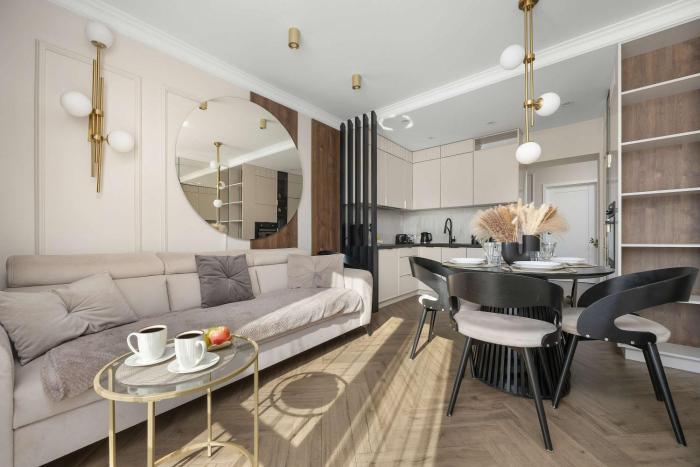 Nowoczesny Apartament z Wanną z Hydromasażem Kielce Żelazna 43 by Heyrent