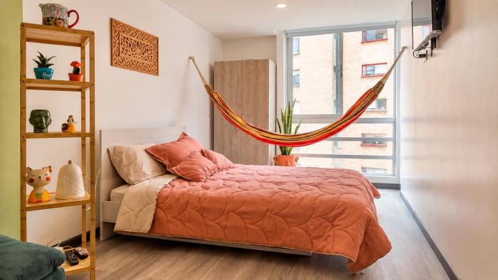 Varun Boho Chic apartamento con Hamaca en Bogotá