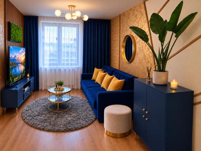 Apartment Blue House - Old Town, AC, Free Private Parking