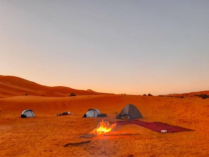Tiziri - Vivac en el desierto - Merzouga
