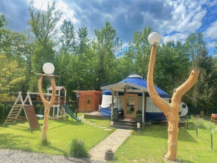 Slow Flow Glamp - sauna, basen i jacuzzi