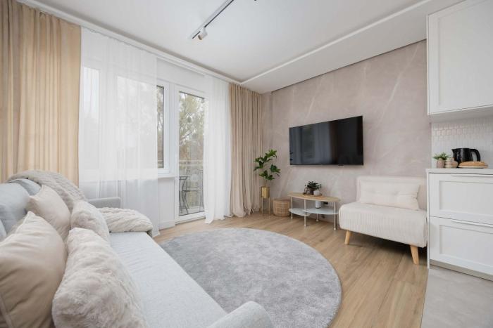 Bright Studio with Balcony by Heyrent