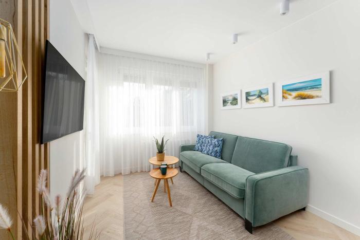 Przytulny Apartament Niedaleko Plaży i Centrum Kołobrzegu by Heyrent