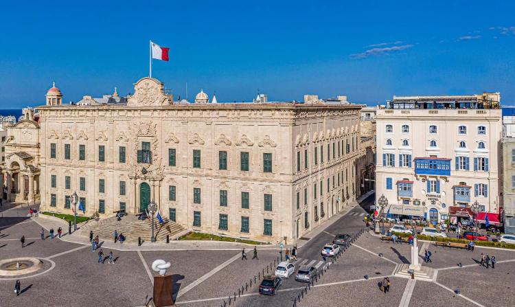 Castille Square, Valletta, Malta.