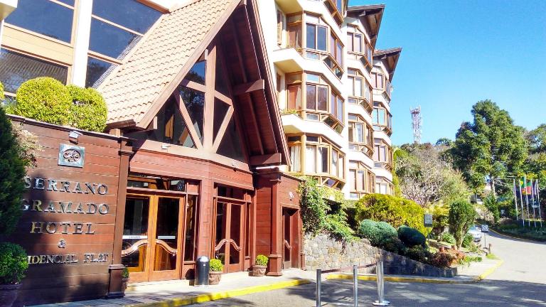 Flat no Hotel Wish Serrano Resort - B&B Gramado