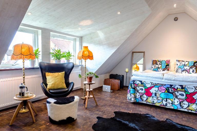 Studio på loftet i två plan - B&B Sankt Olof