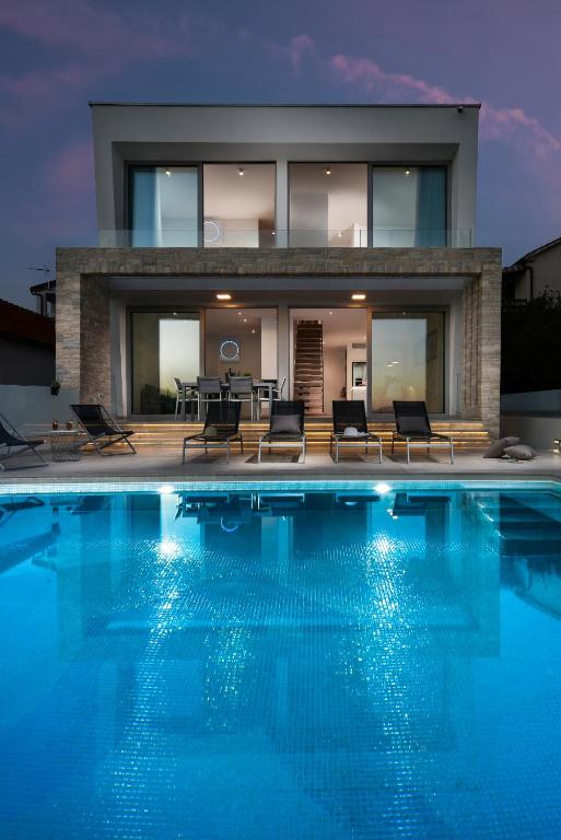 Villa Fuxbau Zdrelac Zadar mit Boot - Chambres d'hôtes Ždrelac