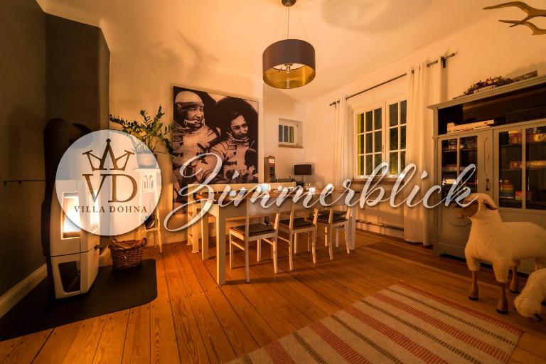 Zimmerblick Villa Dohna - B&B Lipsia