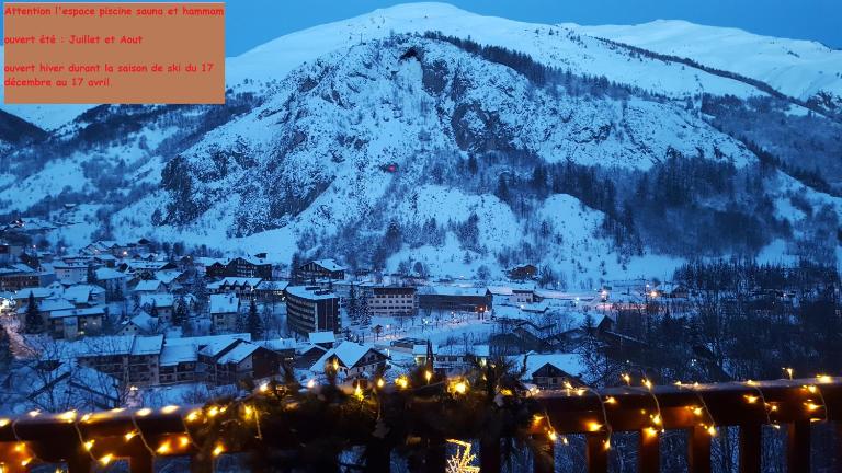 T2 Les Chardons avec Piscine Sauna et Hammam - B&B Valloire
