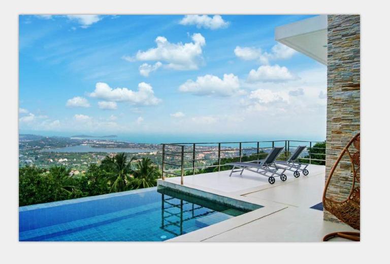 Perfect Sea View Mountain Villa Koh Samui - Chambres d'hôtes Ban Chaweng Yai