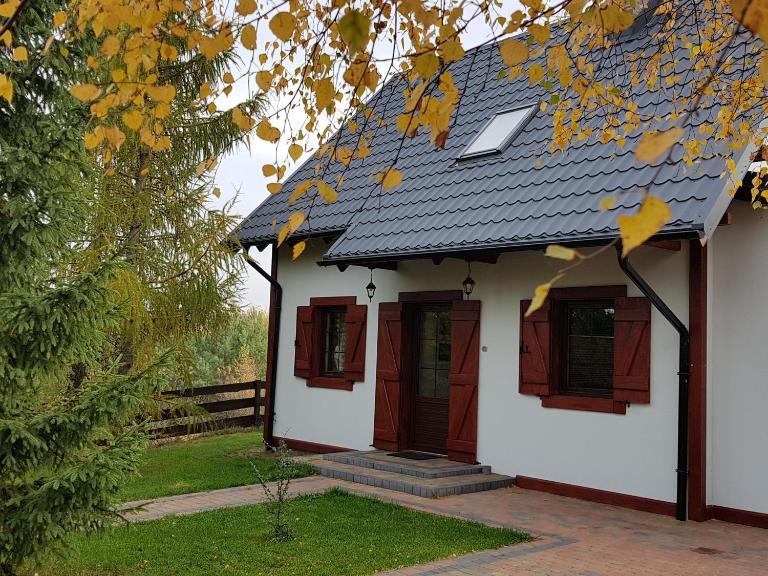 4 Pory Kaszub - Domek z banią i sauną - B&B Skoszewo