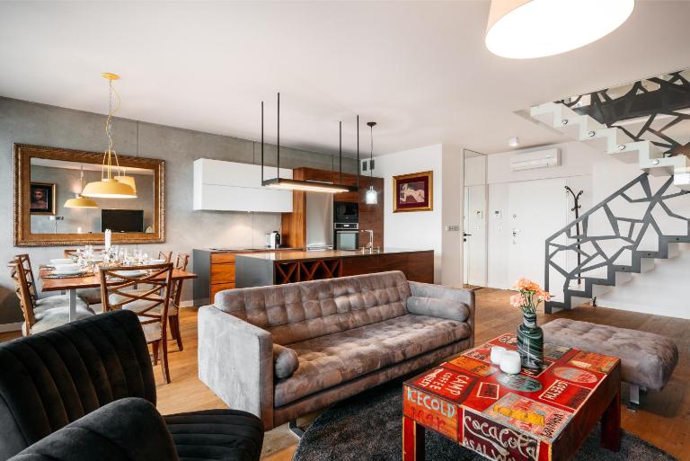 Concordia Suite - 4BR with Balcony - Kazimierz - Ferienwohnung Krakau