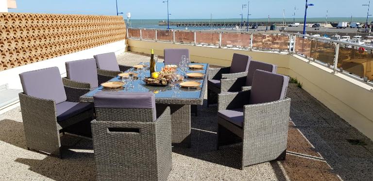 Appartement vue sur mer et port - B&B Grandcamp-Maisy