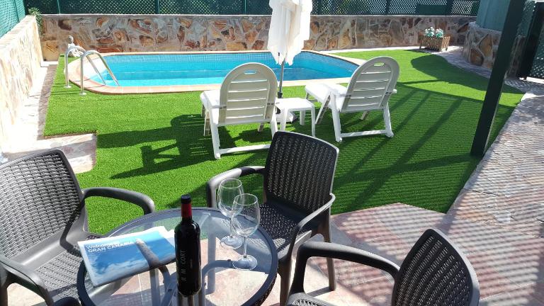 Villa Vista Dorada 134 Terraza y Piscina Privada Maspalomas - Chambres d'hôtes San Bartolomé de Tirajana